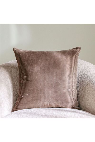 Danube Home Gleam Dyed Velvet Cushion Cover - Grey - 45x45 cm | Velvet Couch Pillow Cover
