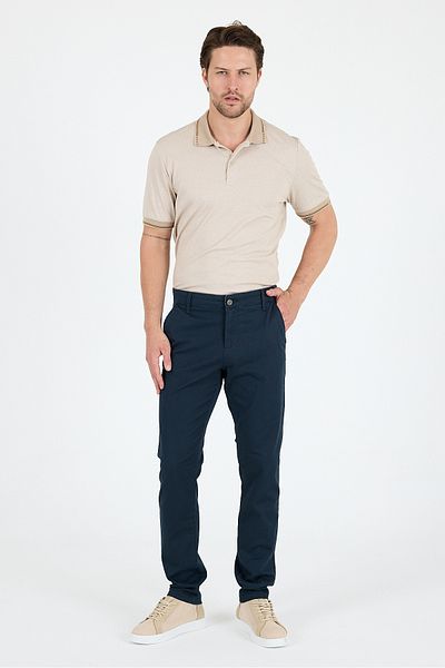 Rodi Men's Slim Fit Chino Trousers – 98% Cotton 2% Elastane Comfortable Stylish Daily Flexible Fabric Trousers 1012