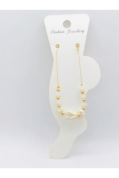 İnDerin Black Anklet Beaded