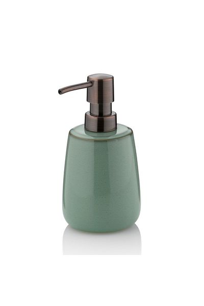 Kela Liana ceramic soap dispenser, green pine, 300 ml