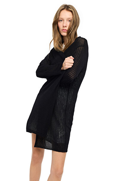 Perspective Shirt Collar Long Sleeve Knitwear Cardigan