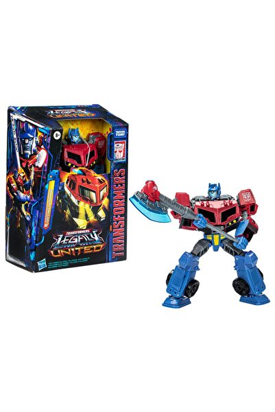 transformers Generations Legacy United Voyager Class Animated Universe Optimus Prime Figure, 18 cm