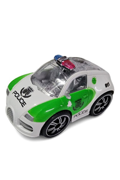 CEBECİ TİCARET Oyuncak Araba Polis 17 Cm Işıklı Sesli Hareketli