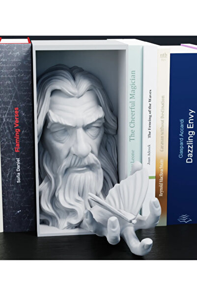 Phigo Lord of the Rings Gandalf Kitap Ayracı - 18 cm Orta Dünya Dekoratif Book Nook