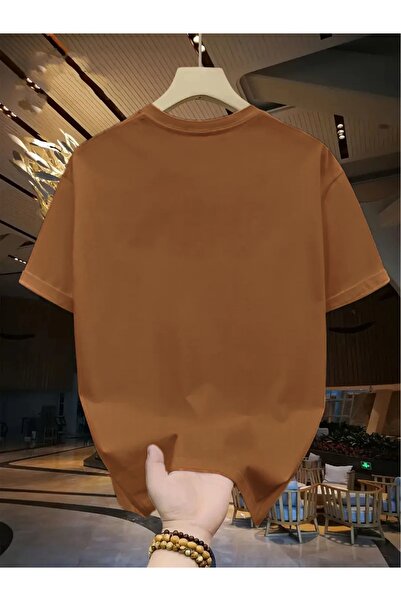 WOODROFFE Unisex "Γιατί όχι;" Τυπωμένο T-shirt New Season Oversize Casual