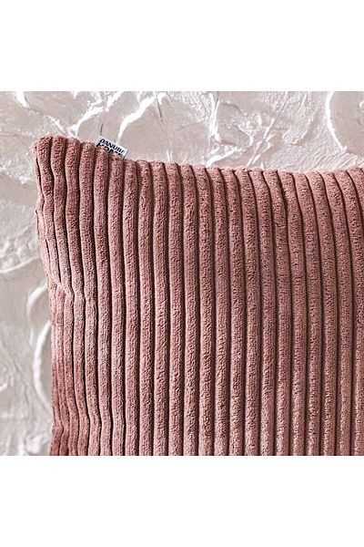 Danube Home Gleam Cushion - Brown - 45x45 cm | 100% Polyester Decorative Lightweight Throw Pillow
