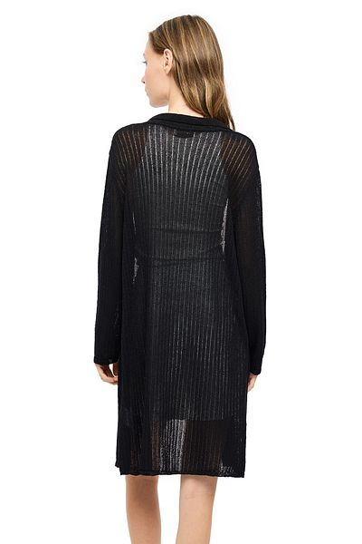 Perspective Shirt Collar Long Sleeve Knitwear Cardigan
