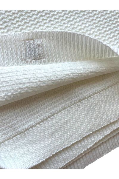 WOWOKİDS High Quality Knitwear Knitted Fabric Baby Blanket **Pack of 4 100X110 cm * 0-3 Months * 100% Organic **