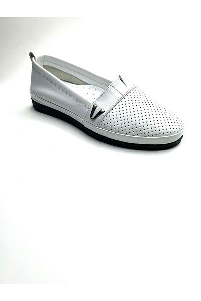 NEWGÜLTEKİN Genuine Leather Soft Comfortable Very Stylish Ballet Flat
