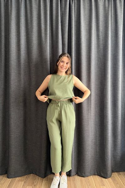 Sorridi Massimo Ayrobin Fabric Sleeveless 2 Piece Suit