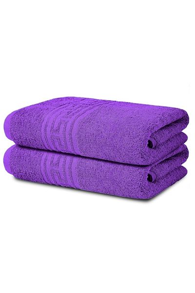 Modis Set 2 Bath Towels, Cotton, Modis, 50x90 cm, Purple