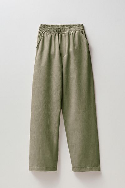 DMB BOYS & GIRLS Girl's Summer Cotton Trousers with Elastic Waist