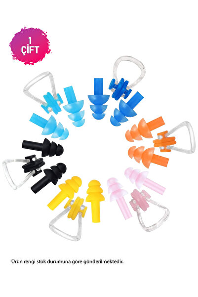 Soillium Silikon Yıkanabilen Kulak Burun Tıkacı Çocuk ve Yetişkinler İçin Uyku Havuz Deniz Kulak Tıpası Seti