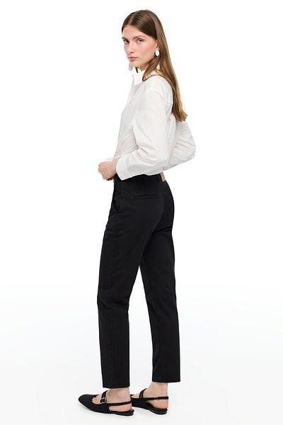 Perspective Black Denim Slim Fit High Waist Denim