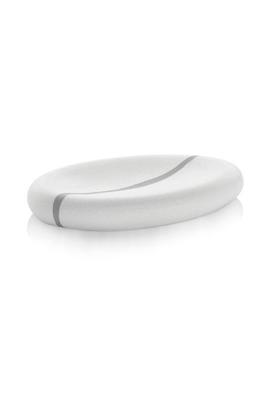 Kela Talus white polyresin soap dish