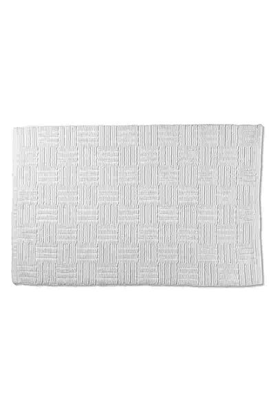 Kela Covoraș de baie Leana 100x60 cm bumbac alb