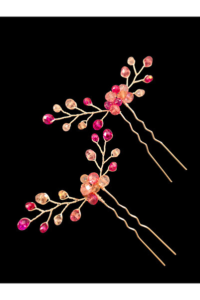 sibelle tasarım Cataramă roz pentru mireasă (roz pudra, roz bomboane)