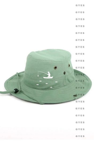 GYES Safari Fisherman Printed Hat Unisex Foldable Standard Size