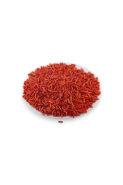 Serhat Aksesuar ve El İşçilik خرز أنبوبي كريستالي برتقالي 100 جرام