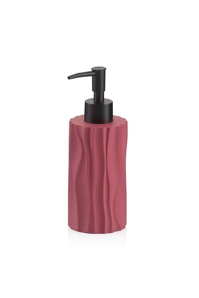 Kela Merida soap dispenser polyresin raspberry red 19.0cm 7.0cm 200.0ml