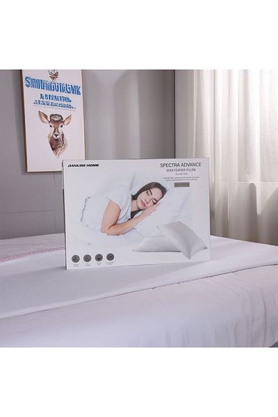 Danube Home Spectra Advanced Duck Feather Pillow 2Pcs Set 50X70Cm White | Cotton/Duck Feather Pillow