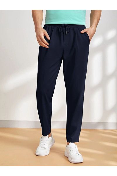 GENIUS STORE Мъжки панталони Jogger с еластична талия Панталон с джобове MEN-JOGGER