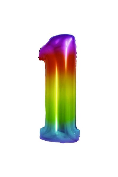 daço Foil Balloon Figure 1 Rainbow Daco, 85 cm