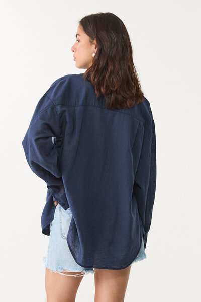 Stradivarius Linen blend shirt