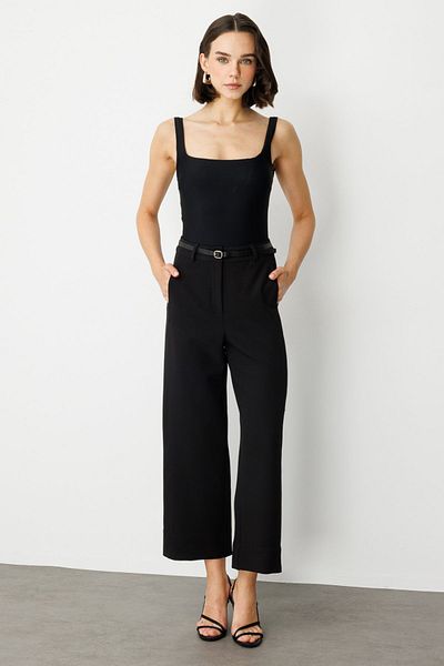 Ekol Wide Leg Trousers with Belt
