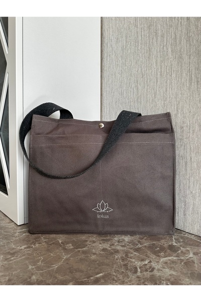 LTS bag Linen Shoulder Bag [Grey]