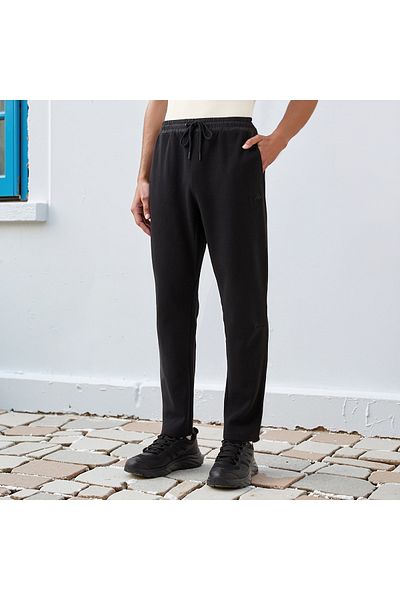 Kappa Kappa Logo Detail Pants with Drawstring Closure and Pockets