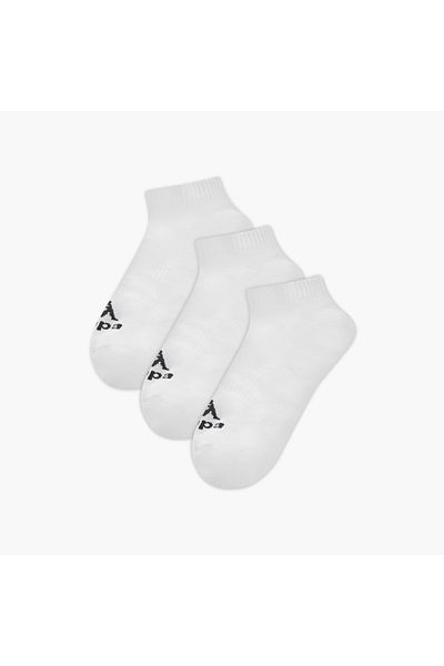 Kappa Set of 3 - Kappa Logo Print Half Terry Ankle Length Socks