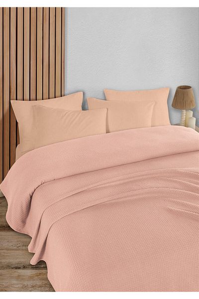 HomeBerry Adaline Yavruağzı Single Pique Set 160 X 230 cm