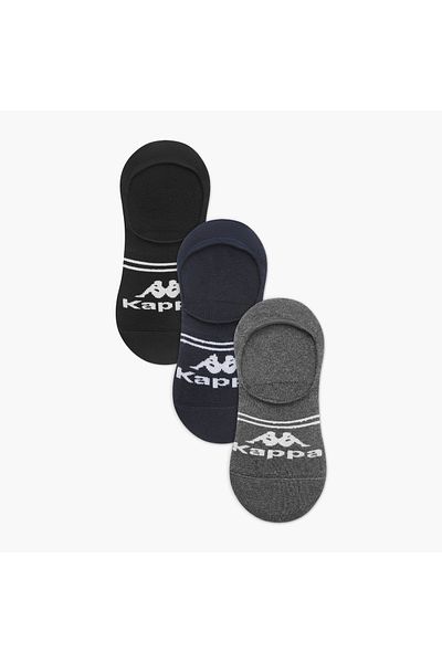 Kappa Set of 3 - Kappa Logo Detail Invisible Socks