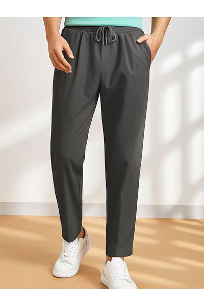 GENIUS STORE Мъжки панталони Jogger с еластична талия Панталон с джобове MEN-JOGGER