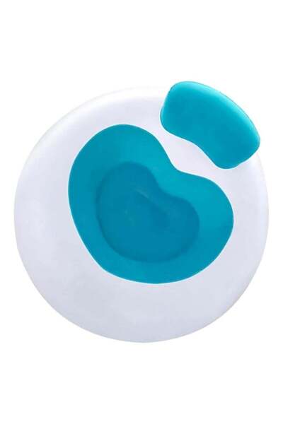huitich Inflatable Lounge Chair with Backrest Blue