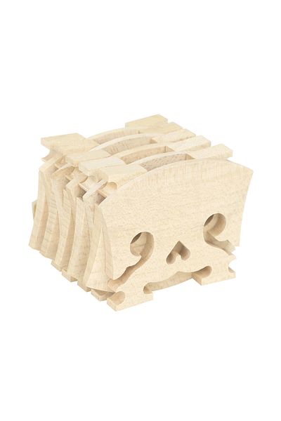 Choice wood color 10pcs/set 4/4 Violin Code Caddies Bridges Fiddle Maple Wood Bridge Hand Polished Caddies