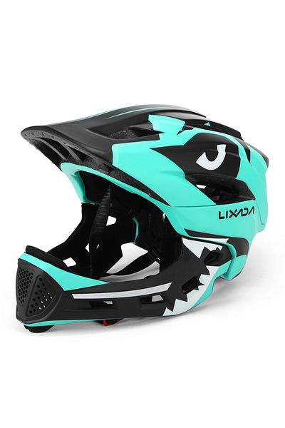 Choice Light blue Kids Detachable Full Face Bike helmet Children's Sports Child Cycling mtb Motorcycle Skat