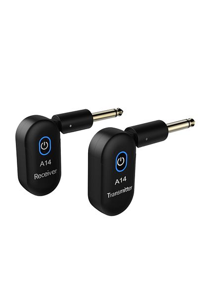 Choice A14 2.4GHz Wireless Guitar System Rechargeable Audio Wireless Transmitter Receiver for Guitar Bass E