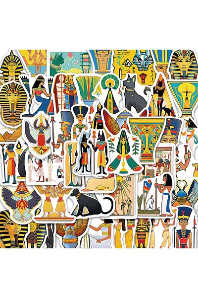 Choice 50PCS 50PCS Ancient Egyptian Graffiti Stickers Personalized Account Materials Phone Cases Laptop Sui