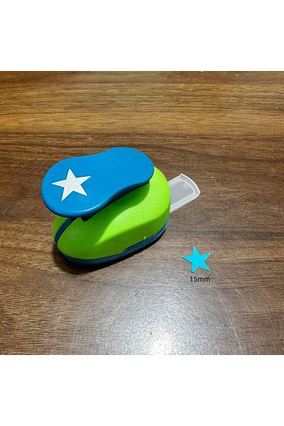 Choice 1 15mm 1PCS(0.8cm,1.5cm,2.5cm,3.8cm,5cm)star shape craft punch set children manual DIY hole punches
