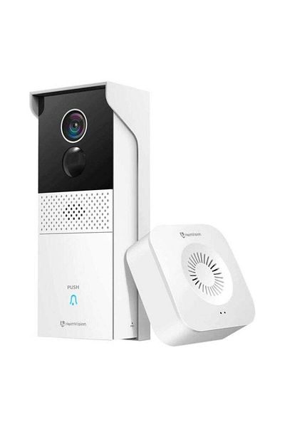 HeimVision Doorbell Smart Security Camera, 1080P Wide View, Battery-Powered, 2-Way Audio, Weatherpro