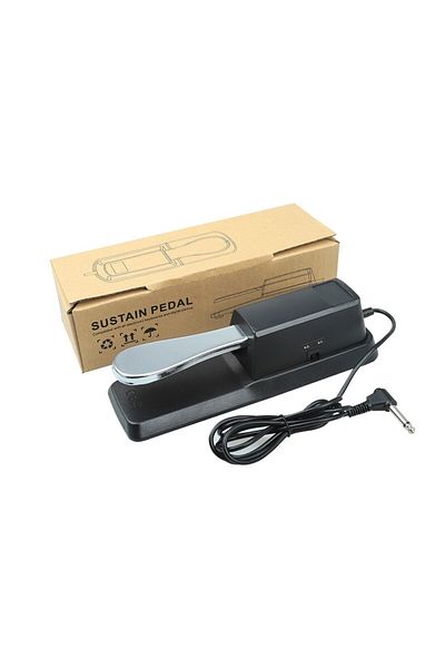 Choice Black Sustain Pedal with Polarity Switch for MIDI Keyboard Synth Digital Pianos Electric Piano Drum