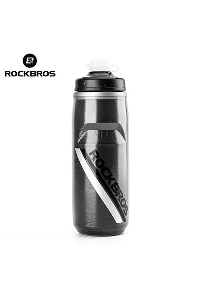 ROCKBROS 35210022001 ROCKBROS 620ml Cycling Water Bottle Cold Water Insulated Thermal Silicone Bottle Outdoor