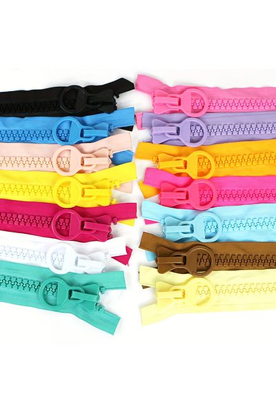 Choice 25CM 20 Colour mixture (5PCS) No Stop Bag Large Bag Stationery Bag Zipper Color Wholesale 20# Resin