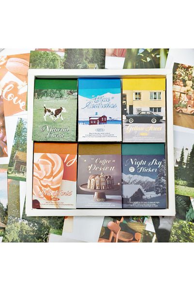 Choice 300PCS 300 Pcs Washi Scrapbooking Stickers Retro Painting Style Sticker Book For Journaling Notebook