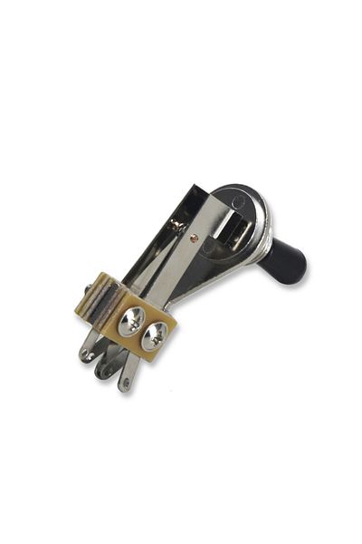 Choice FLEOR L-Type 3 Way Toggle Switch Guitar Pickup Selector Switch with Black/Cream/White Tips