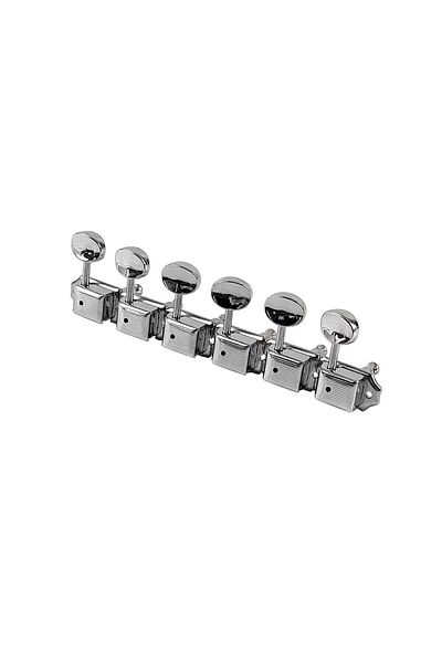 Choice Miwayer Set of Nickel Silver 6-in-line Vintage Electric Guitar Machine Heads Tuners Tuning Keys P...