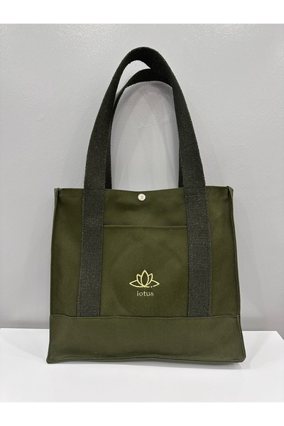 LTS bag Linen Shoulder Bag