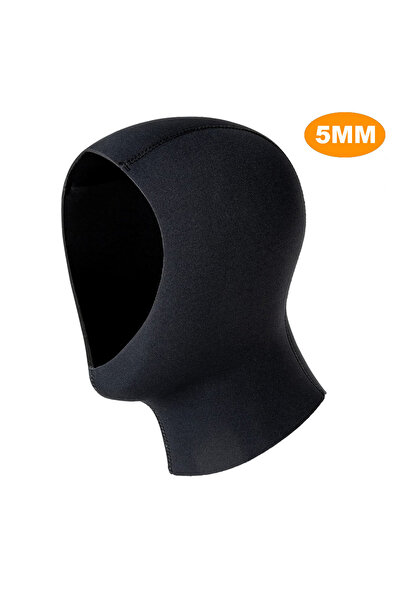 Choice قبعة غوص من النيوبرين مقاس L XL 5 مم، قبعة غوص حرارية مرنة 3 مم/5 مم ل...
